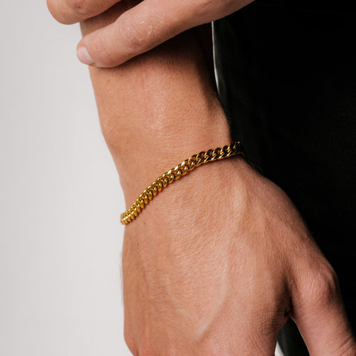 Bracelet Cubain Élégant 5MM au Style Intemporel